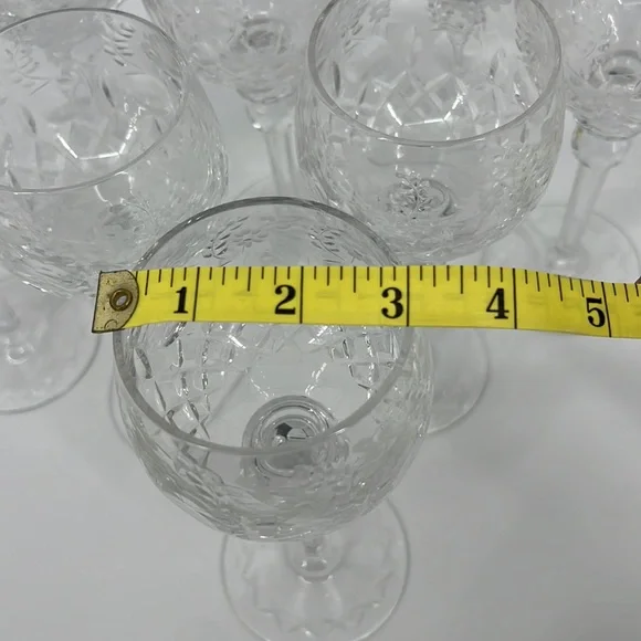 Rogaska Crystal Cut Balloon Gallia Wine
Hocks/Goblets Set of 4 Vintage RARE - Picture 12 of 17